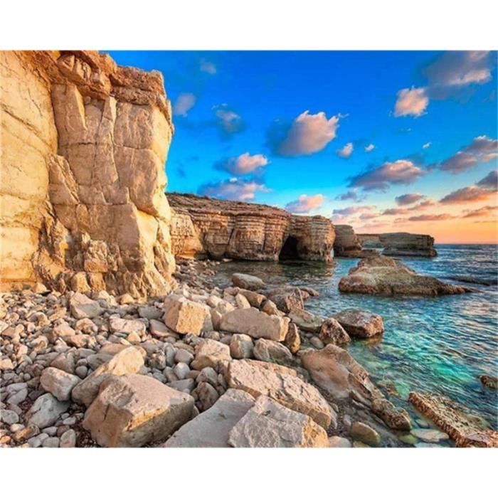 LOMSIOY Kit Diamond Painting 5D Paesaggio Montagne E Fiume – Completo Fai Da Te, Tela 30x40 Cm Con Diamanti Rotondi, Attività Antistress Per Adulti, Decorazione Casa
