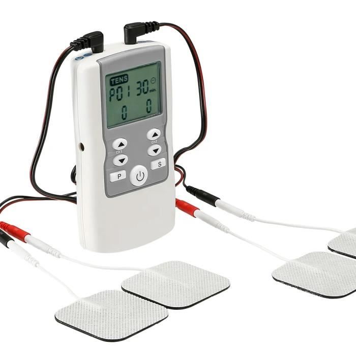 ISTIM EV-804 Électrostimulateur TENS/EMS 2 Canaux - Stimulateur Mus Soulagement Des Douleurs Dorsales Gestion De La Stimula