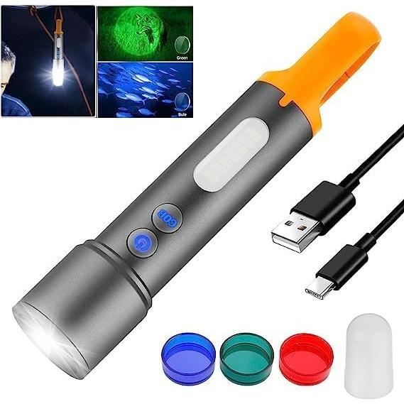 Lampe Torche LED ASORT T3C – 6000 Lumens, Rechargeable, étanche IP65, Ultra-puissante