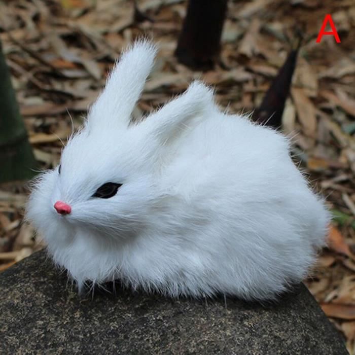Jouet Lapin De Pâques Interactif Électrique Réaliste - Peluche Qui Bouge Et Saute