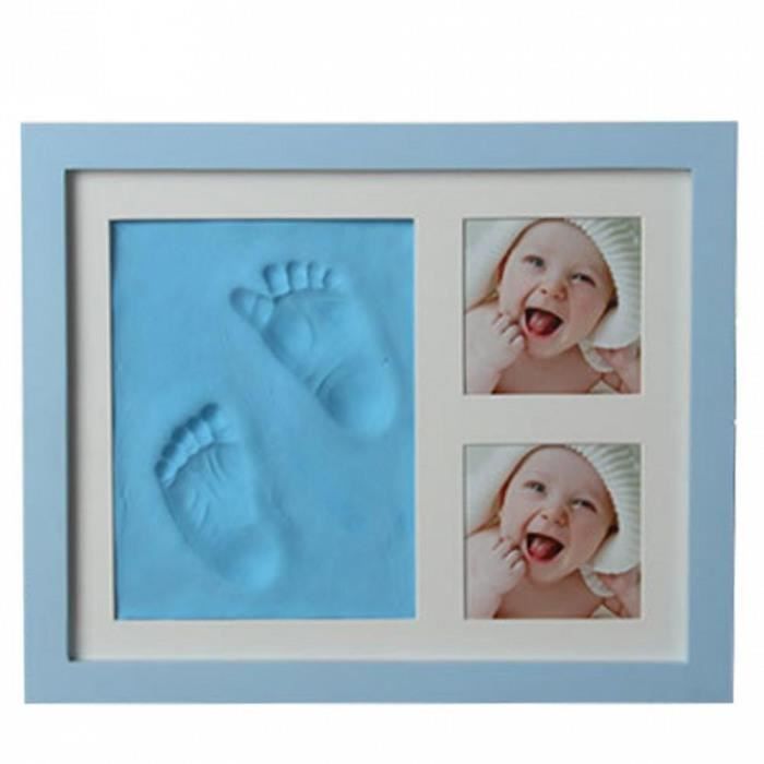 Version A Bebe Main Et Pied Imprimer Mains Pieds Moule Fabricant Bebe Cadre Photo Avec Couverture Empreinte Digitale Boue Cdiscount Maison