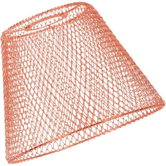 Abat-jour Globe Verre Orange 15cm - Pour Luminaire Suspendu