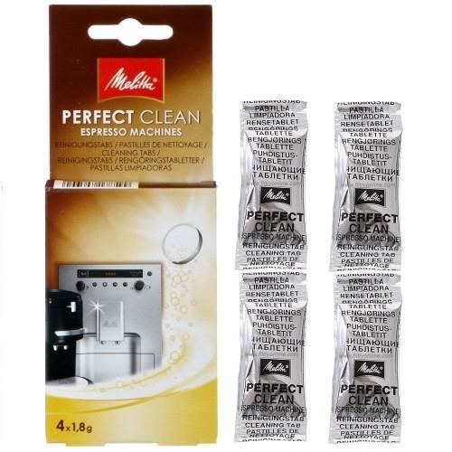 Melitta Tablettes parfaitement nettoyées pour machines à expresso.