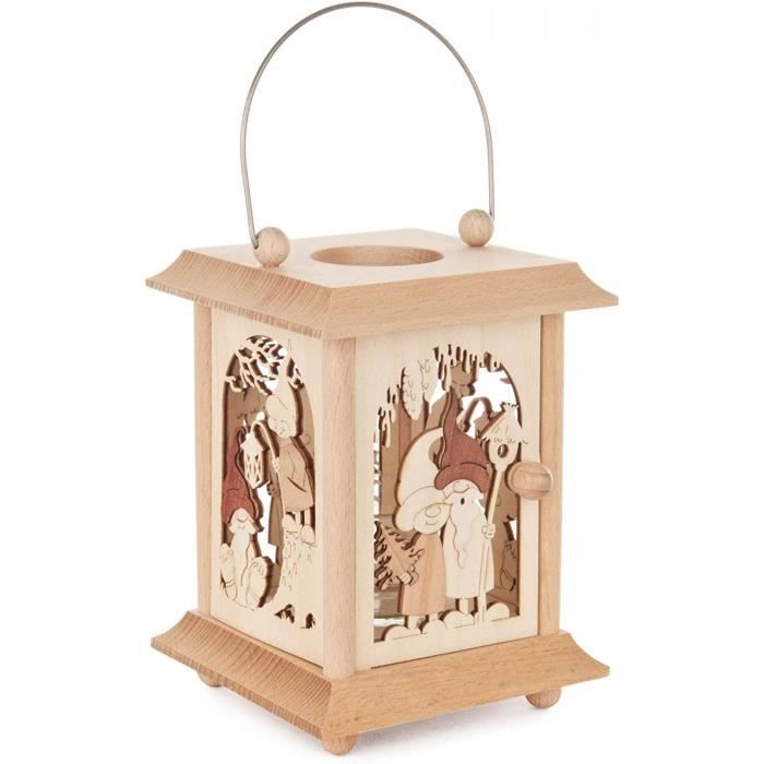 Rudolphs Schatzkiste - Incensiere In Legno "Il Piccolo Panettiere" - Artigianato Originale Dei Monti Metalliferi (Erzgebirge) - 12x14 Cm