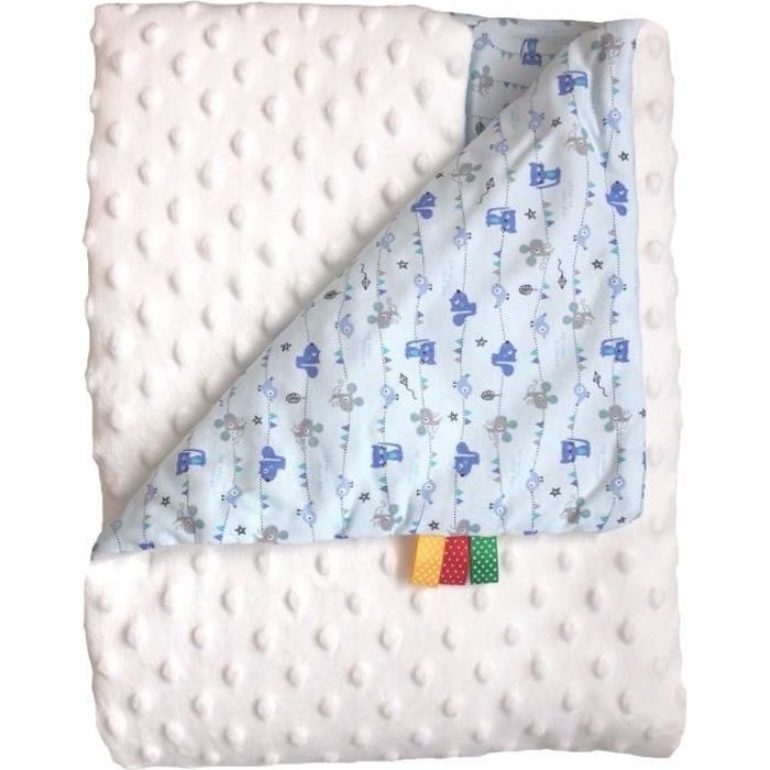 Couverture Bebe Minky Coton Douce Plaid Moelleuse Polaire Douillette Double Face 75x100 Cm Cdiscount Puericulture Eveil Bebe