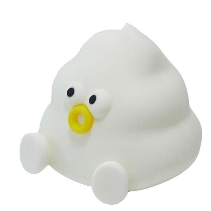 Veilleuse Caca Creatif Silicone Lumiere Jaune D0590 Cdiscount Puericulture Eveil Bebe
