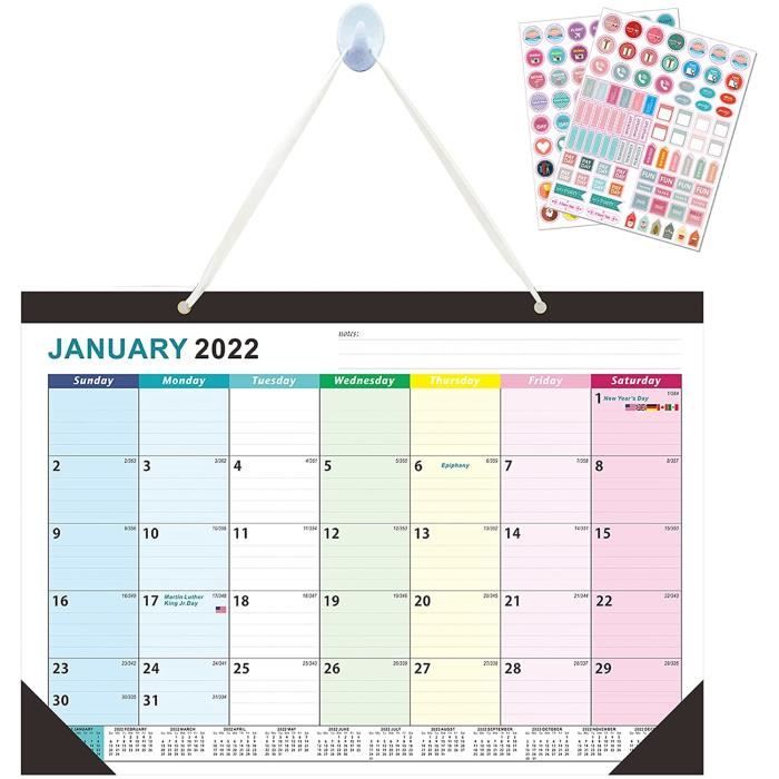 Calendrier Mural 2023 Louane Calendrier 2022-2023 – Calendrier Mural Agenda Mural 18 Mois De Bureau-Mur  Janvier 2022 À Juin 2023 Papier Épais Avec Protecteurs D' - Cdiscount  Beaux-Arts Et Loisirs Créatifs