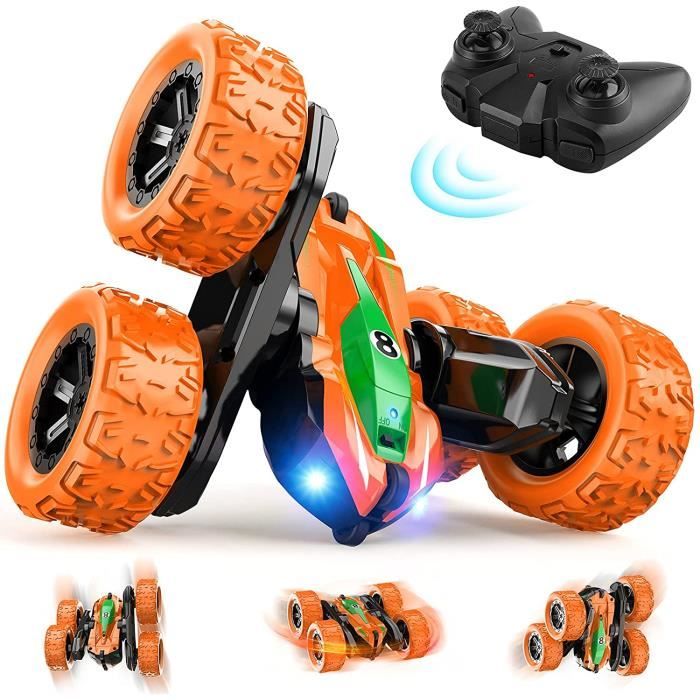 Baztoy Voiture Telecommandé Tout Terrain Jouet Garçon Interactif Vo Cars Voiture De Course Haute Vitesse Rc Crawler Cami Am