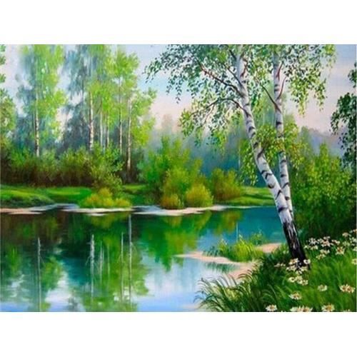 Peinture en Diamant 5D DIY, Adulte Diamond Painting Strass Cristal