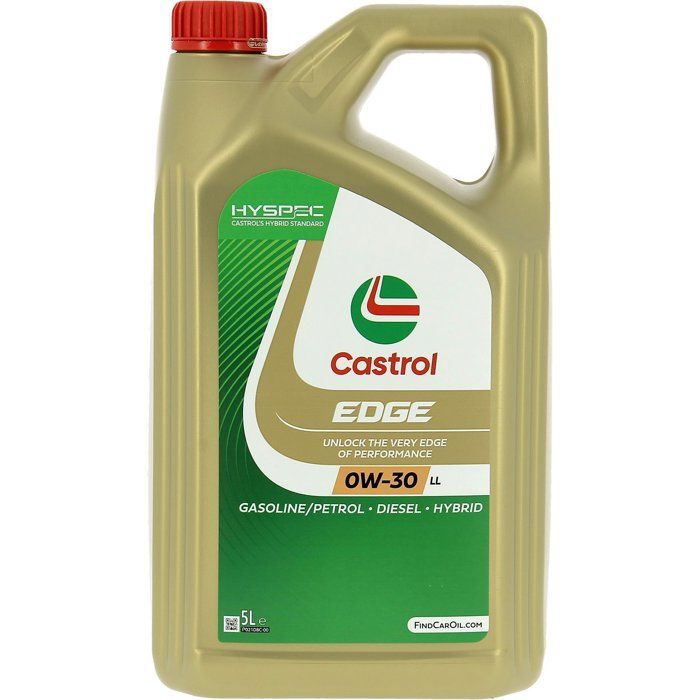 Huile moteur - CASTROL - EDGE 0W-30 LL - 5L