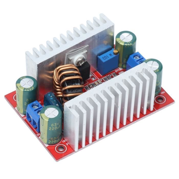 Convertisseur Boost 1500W 30A1800W 40A DC-DC, Module d'alimentation élévateur 10-60V à 12-90V, chargeur de tension réglable 502 Convertisseur Boost 1500W 30A1800W 40A DC-DC, Module d'alimentation élévateur 10-60V à 12-90V, chargeur de tension réglable 502