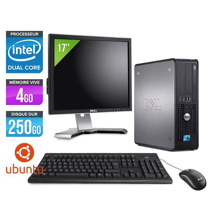 Achat Ordinateur de bureau PC Dell Optiplex 380 - E3300 - Linux + Ecran 17'' pas cher