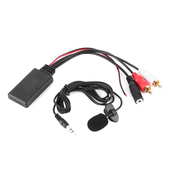 Module Bluetooth AUX Pour Autoradio Alpine/Pioneer - Avec Micro Mains Libres, Facile à Brancher En 2RCA - 9
