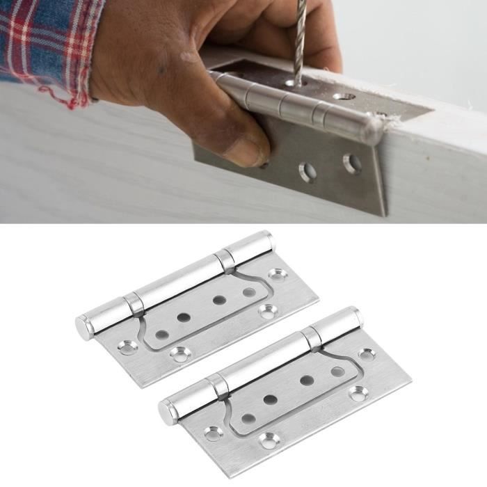 Richelieu Ensemble de charnières à pivot pour portes de meubles en verre encastrées, Noir | Home Depot Canada