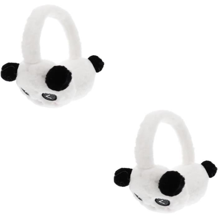 Cache-oreilles - Blanc/panda - ENFANT
