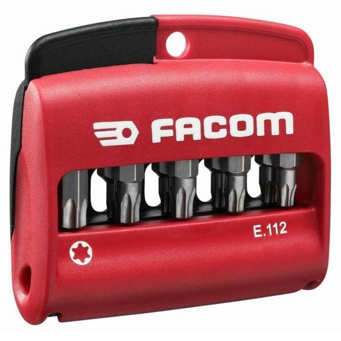 Jeu de 10 embouts de vissage FACOM E.112PB TORX 14 - vue 2