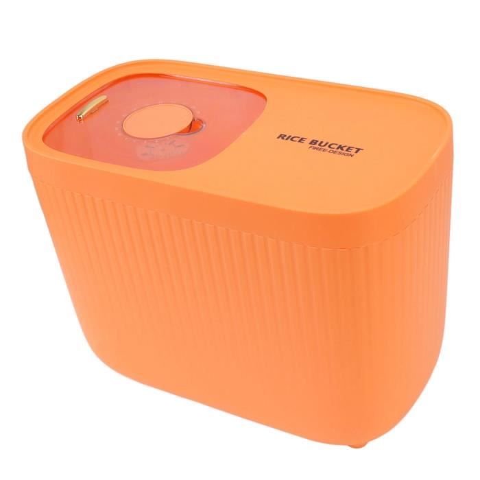 Fulenyi Seau Conservation Riz Hermétique 5 Kg - Grand Distributeur Riz Plastique Avec Couvercle