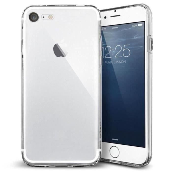 Coque silicone souple transparente pour Apple iPhone 8 (4,7\