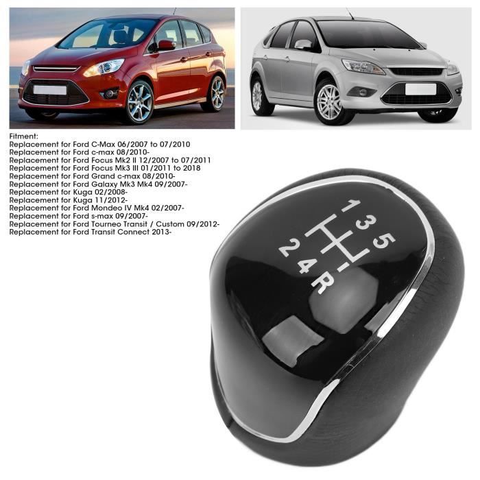 Lot 4 Joints Levier Vitesses Ford Fiesta/Focus - Référence 4S6P7412AA - Noir