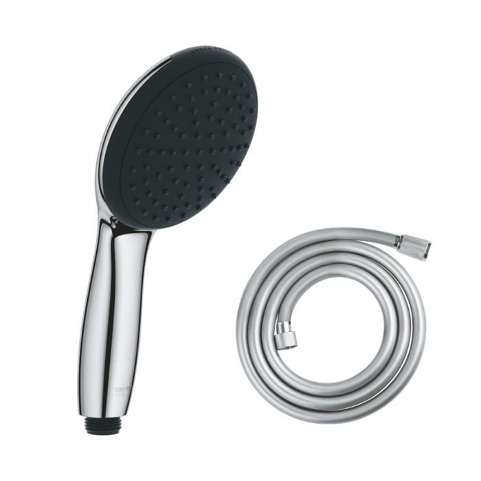 Grohe Douchette 1 jet Vitalio Start 110 + Flexible de douche 1500