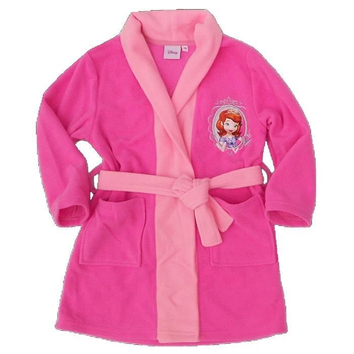 Robe de chambre polaire Disney Princesse Sofia taille 4 ans rose - Cdiscount Pr??t-?�-Porter