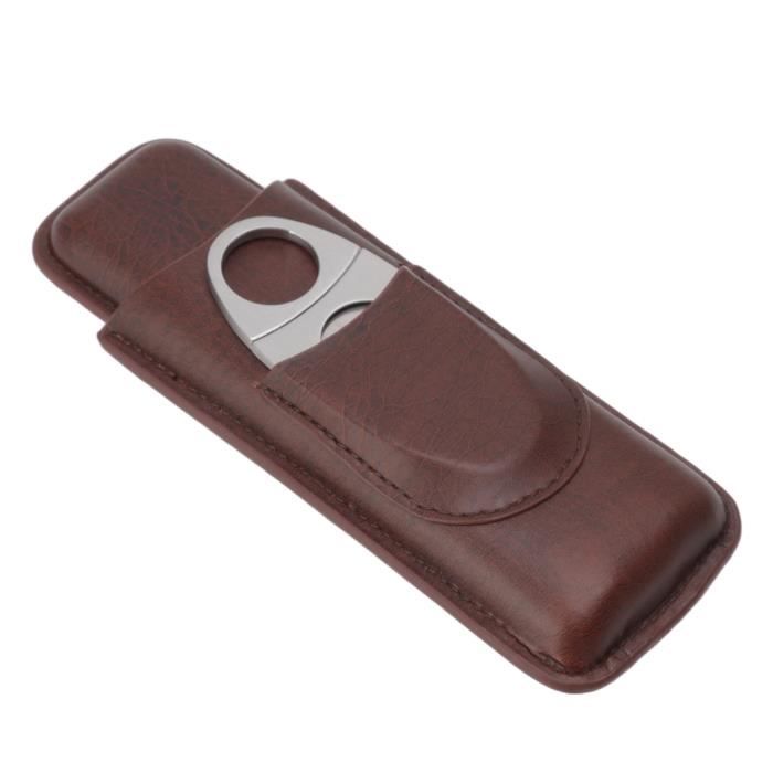 Étui à Cigares Lubinski - 2 Places - Fibre De Carbone - Tube Hermétique Voyage