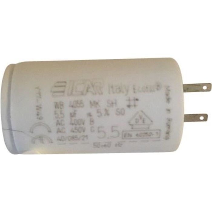 Condensateur Pour Volet Roulant
 - Condensateur Permanent Moteur A Cosse 5 5 Âµf Pour Volet Roulant Somfy Achat Vente Volet Roulant Condensateur Permanent Moteur Cdiscount
