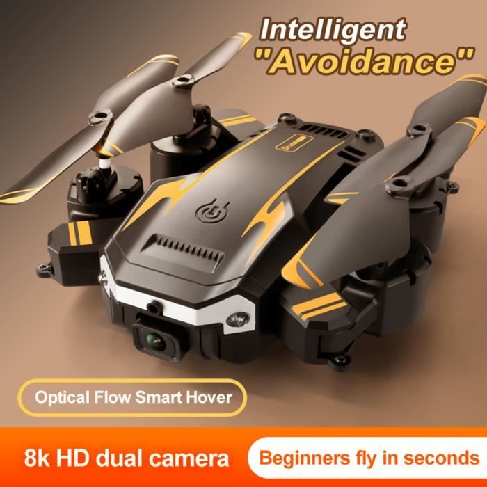 Drone G6 8K 5G HD photographie aérienne GPS omnidirectionnel évitement d'obstacles quadrirotor distance 5000m jouet YellowPink