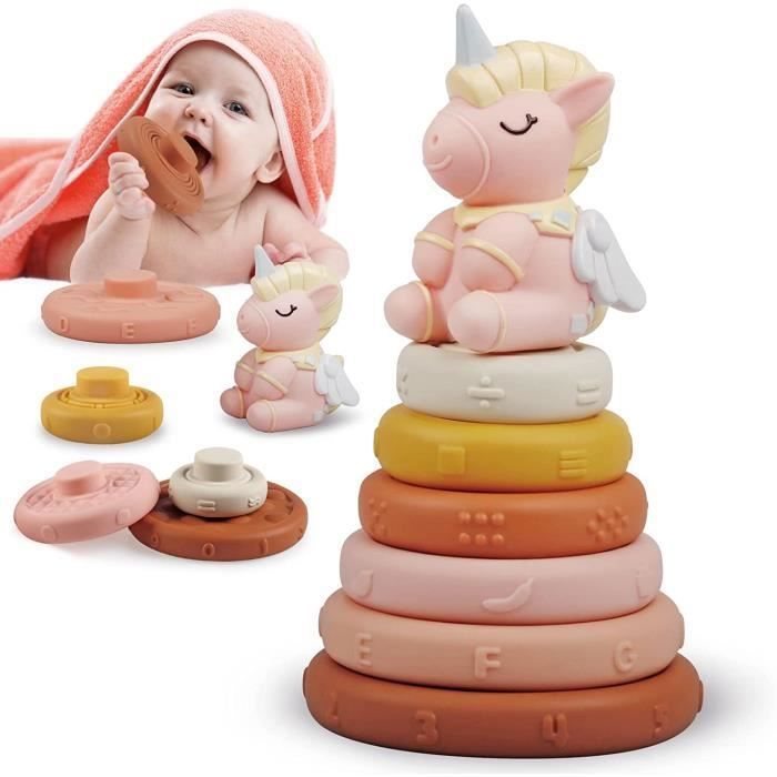 Mombella Jouets de dentition pour bébés de 6 à 12 à 18 mois, jouets de  dentition en forme de pieuvre de 6 à 12 mois, jouets pour bébé à sucer,  mâcher, jouets