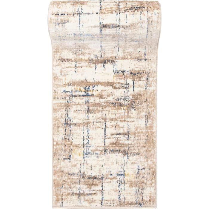Tapis De Couloir Moderne 52x115 Cm Antidérapant - Uni, Doux, Absorbant - Pour Cuisine, Entrée, Salon - Lavable à La Main - 8