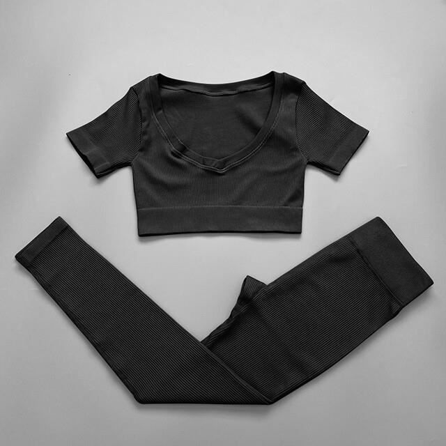 AGYMNX Pyjama Court En Coton U00e0 Manches 3/4 Pour Femme