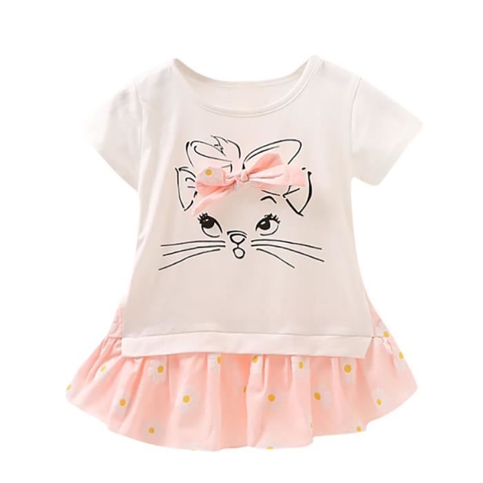 robe chat fille