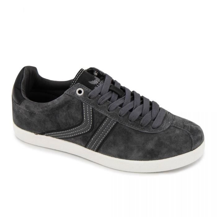 Kaporal Basket KAPORAL c11073kanior Femme - Gris - T36/40 - Textile - Lacets