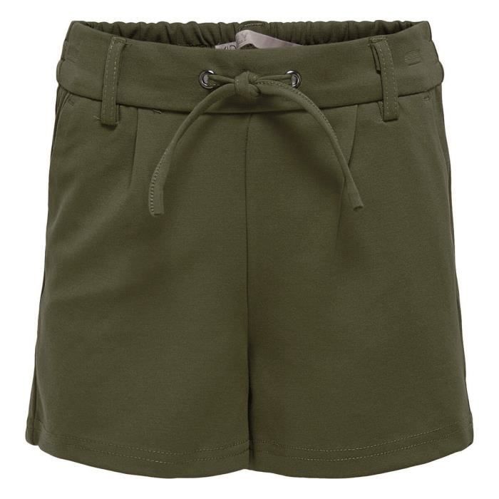 Lot de 2 Shorts en coton longueur genou pour filles 16 couleurs 6 à 11 ans 