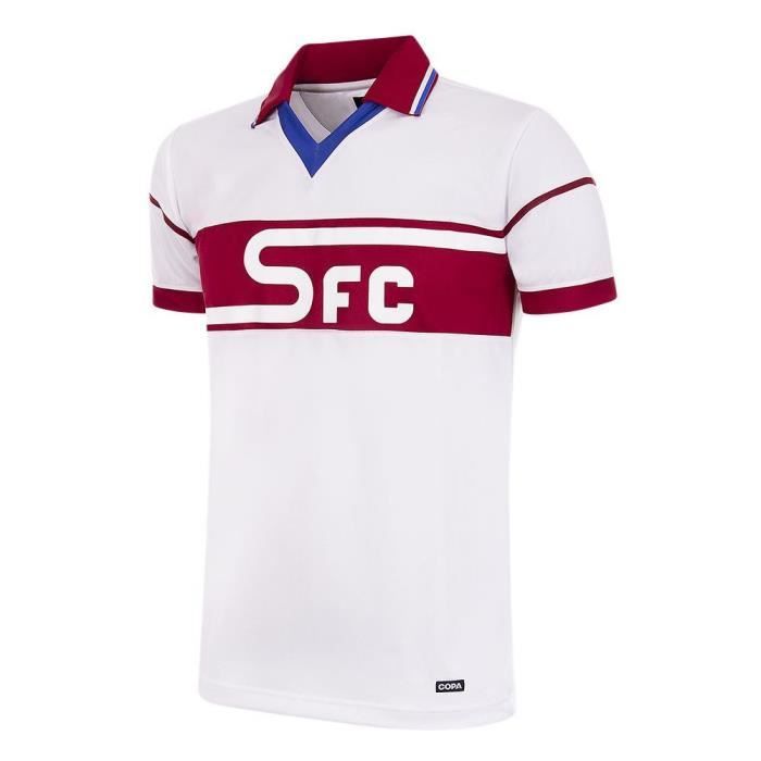 Maillot Fiorentina Vintage 1983/84 Blanc - Antognoni N°10 - Taille M