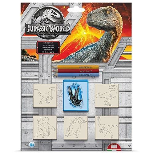 Multiprint Valigetta Travel Set Dinosauri, Made In Italy, Album Da Colorare Con Puzzle E Matite Set