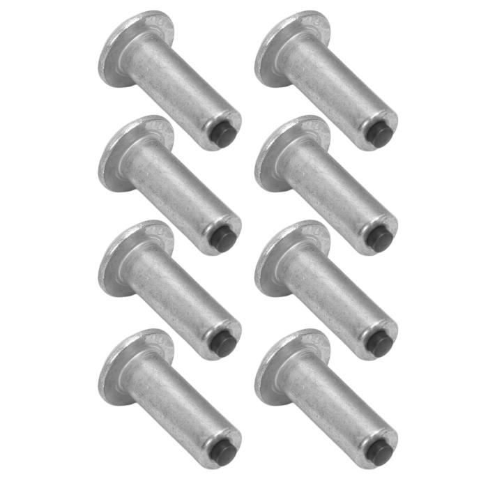 100 Goujons Antidérapants 12mm Pour Pneus - MoreChioce Clous De Neige En Alliage Pour Voiture, Moto, Camion, SUV Et ATV