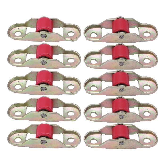 Roulettes Coulissantes Pour Porte Ou Fenêtre - Lot De 4 Poulies Nylon Silencieuses Type 80, Acier Inox - Pour Portes Coulissantes En Verre, Meubles