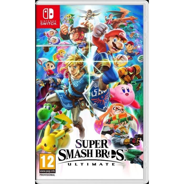 Jeu Vidéo - Nintendo - Super Smash Bros. Ultimate - Plateforme Switch - Edition Deluxe - Genre Plateforme