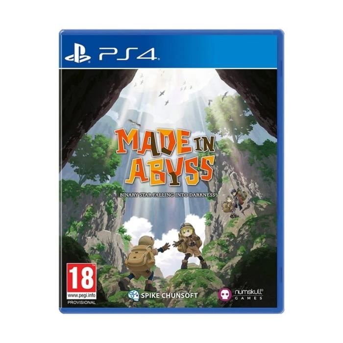 Jeu PS4 MADE IN ABYSS Action Histoire originale Voix en japonais et anglais En boîte
