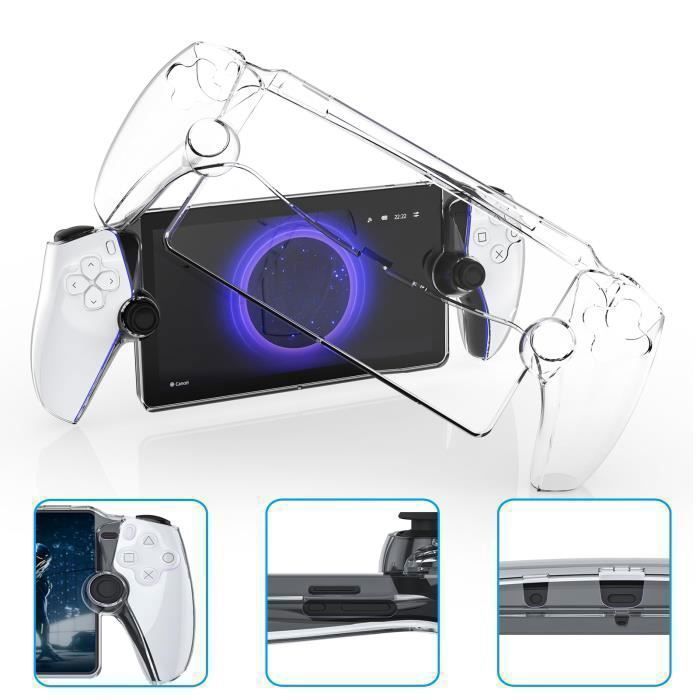 Coque de protection en silicone pour PlayStation, PlayStation Portal, PS5,  Streaming, Déterminer la console de jeu, Juste antichoc - AliExpress