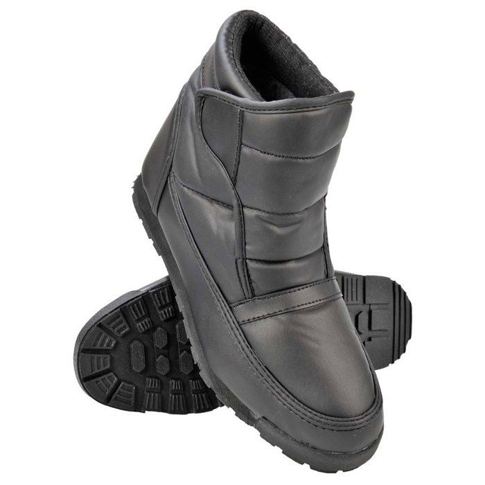TERRE JARDIN Bottillons fourrés - TERRE JARDIN - 38 - Adulte - Mixte - Noir - Synthétique - Plat - Scratch