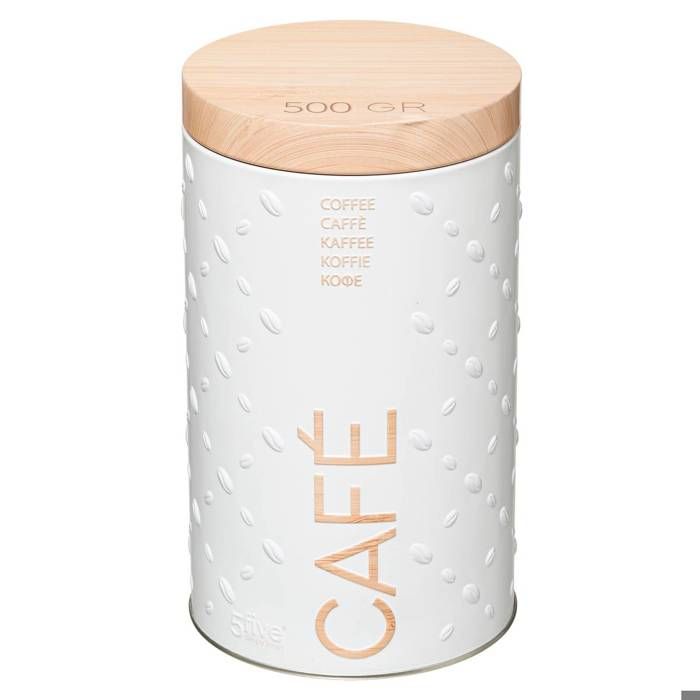Boîte De Rangement Céramique Rae Dunn - Grande - Grise - 24 Cm (9.5”) Avec Couvercle
