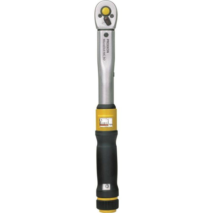 Proxxon Industrial MicroClick MC 30 23349 Clé dynamométrique avec cliquet réversible 1/4 (6.3 mm) 6 - 30 Nm