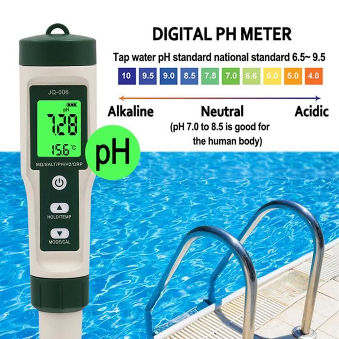 Nouveau 10 en 1 testeur de Moniteur de qualité de l'eau de Stylo numérique, PH/tds/C/ORP/temp /pour /Aquariums/Piscine