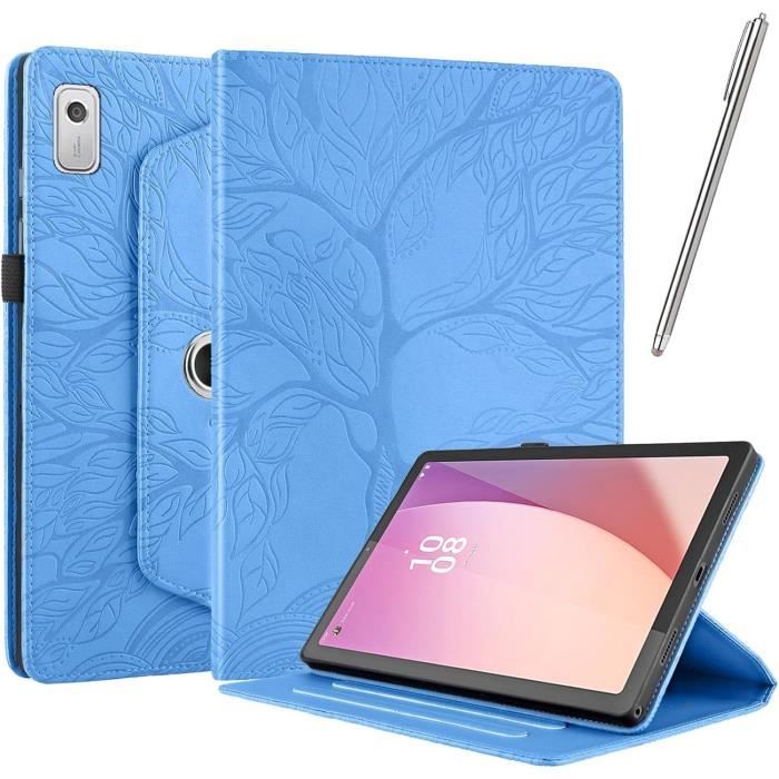 Housse Rotative 360° Pour Lenovo Tab M11 (2024) - Cuir PU Bleu Foncé, Marque EbestStar, Neuf