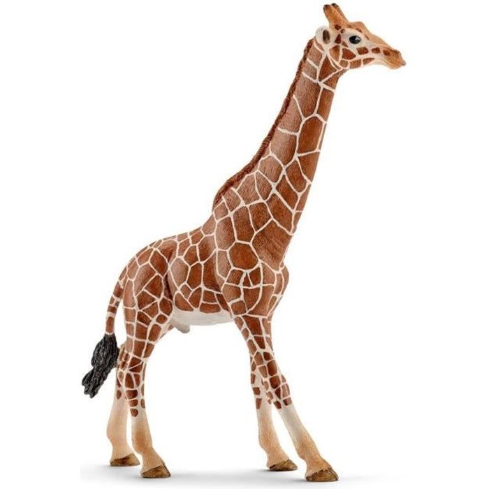 figurine schleich 14749 - girafe mâle de la savane - 3 ans et plus