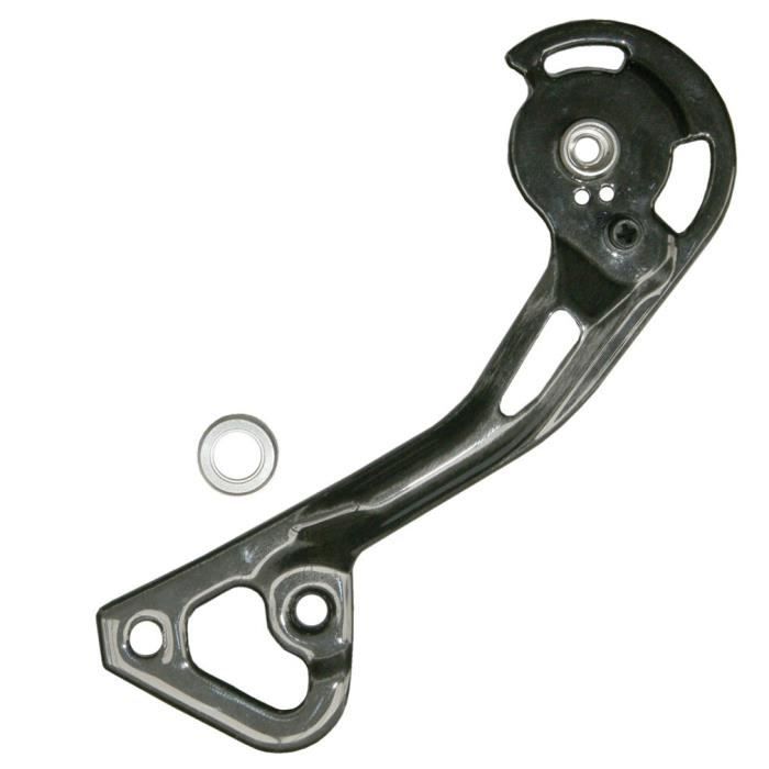 Plaque dérailleur arrière extérieure Shimano RD-RX817 - noir