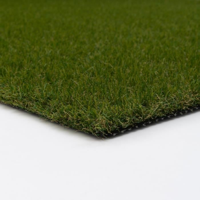Chelsea - tapis type luxe gazon artificiel – pour jardin, terrasse, balcon - vert - 200x100 cm