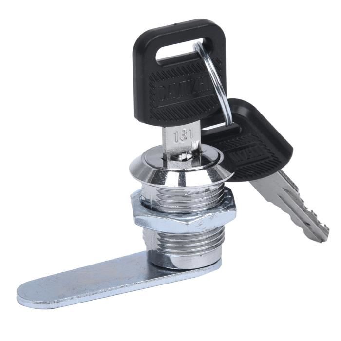 Serrure Batteuse Boite Aux Lettres Casier Tiroir 2 Clés Métal Taille - Foto 6